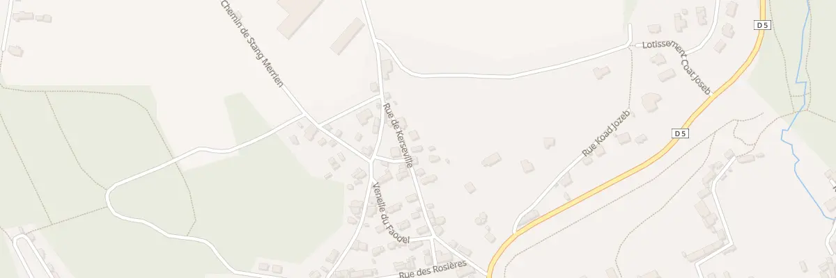 Plan du 24 Rue de Kerseville à Saint-Nicolas-du-Pélem