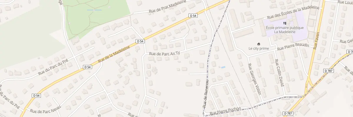 Plan du 11 Rue de Parc An Ty à Grâces
