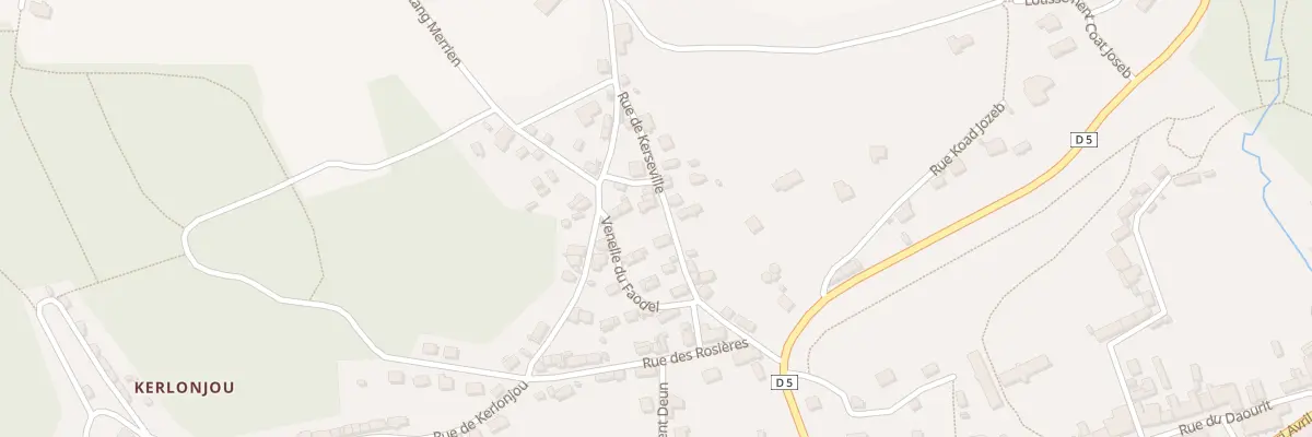 Plan du 5 Rue de Kerseville à Saint-Nicolas-du-Pélem