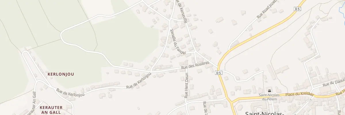 Plan du 8 Rue des Rosières à Saint-Nicolas-du-Pélem