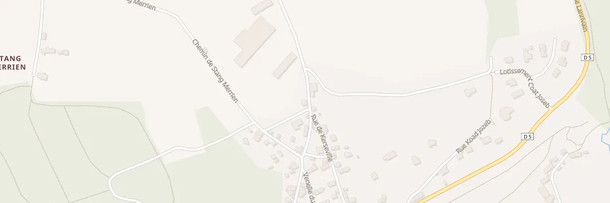 Plan du 13 Rue de Kerseville à Saint-Nicolas-du-Pélem