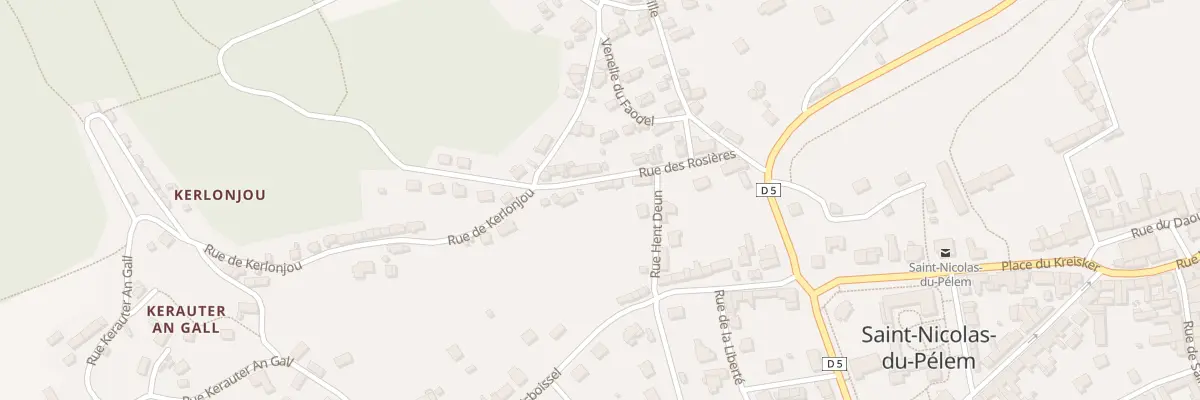 Plan du 3 Rue des Rosières à Saint-Nicolas-du-Pélem