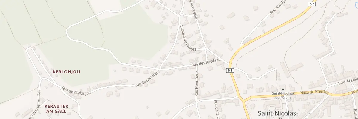 Plan du 10 Rue des Rosières à Saint-Nicolas-du-Pélem