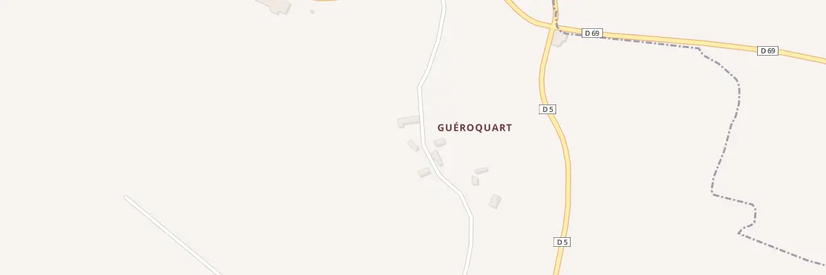 Plan du 5073 Gueroquart à Lanrivain