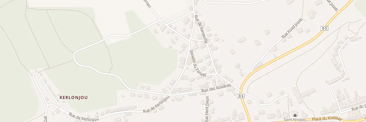 Plan du 5 Rue du Faodel à Saint-Nicolas-du-Pélem