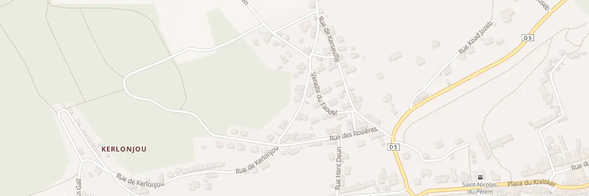 Plan du 3 Rue du Faodel à Saint-Nicolas-du-Pélem