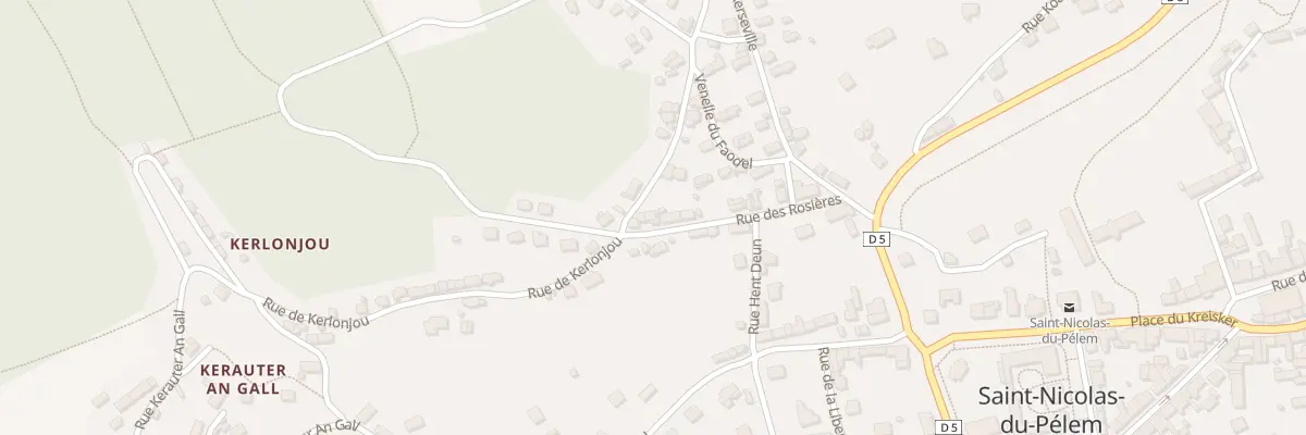 Plan du 14 Rue des Rosières à Saint-Nicolas-du-Pélem