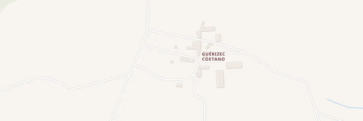 Plan du 5615 Guérizec Coëtano à Bubry