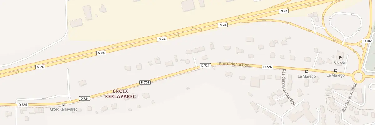 Plan du 1 Cité Cougard à Languidic