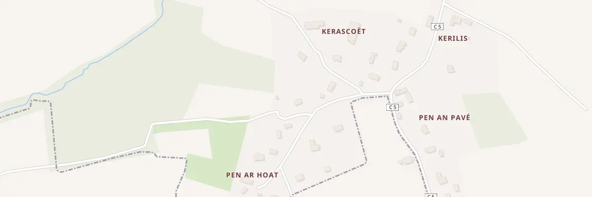 Plan du 5207 Kerascouet à Trégonneau