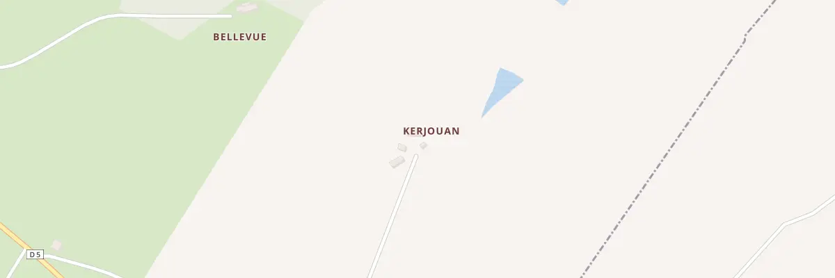 Plan du 2 Kerjouan à Lescouët-Gouarec