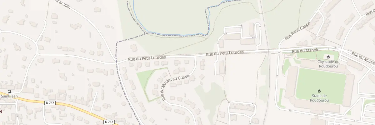Plan du 5 Rue du Petit Lourdes à Guingamp