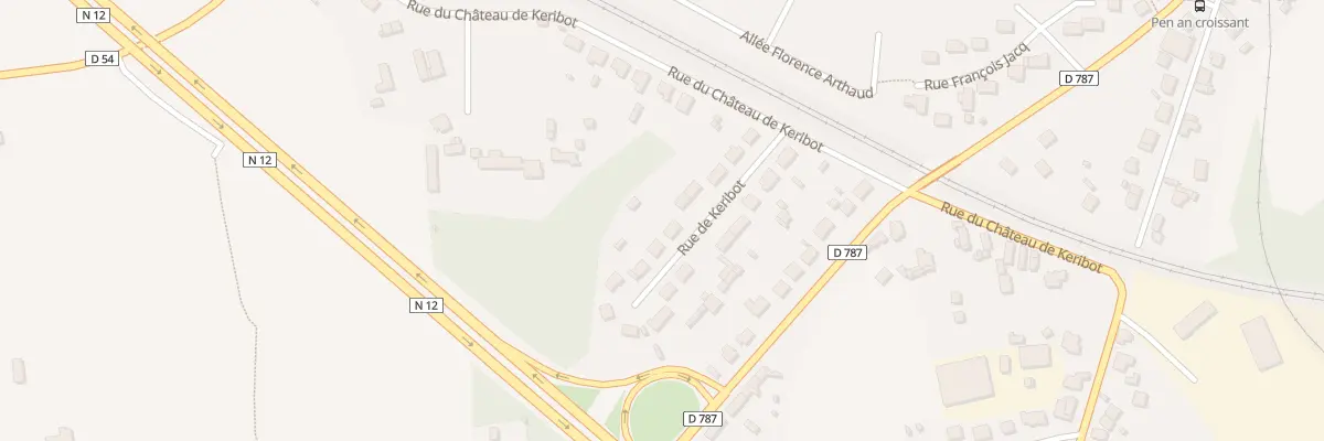 Plan du 12 Rue de Keribot à Grâces