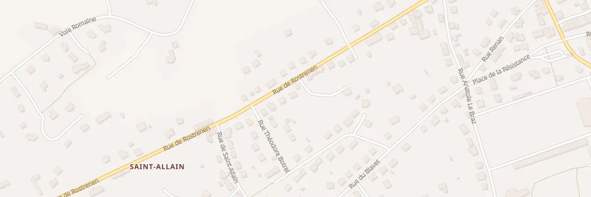Plan du 35 Rue de Rostrenen à Saint-Nicolas-du-Pélem
