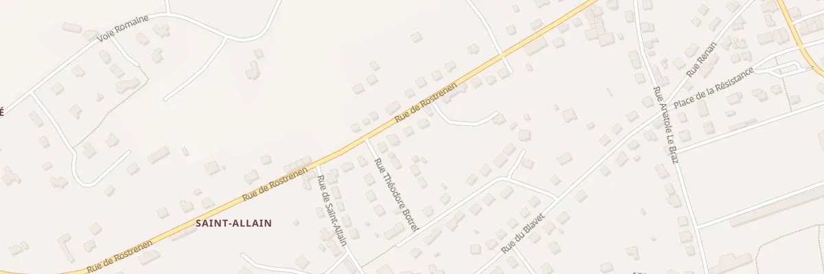 Plan du 37 Rue de Rostrenen à Saint-Nicolas-du-Pélem