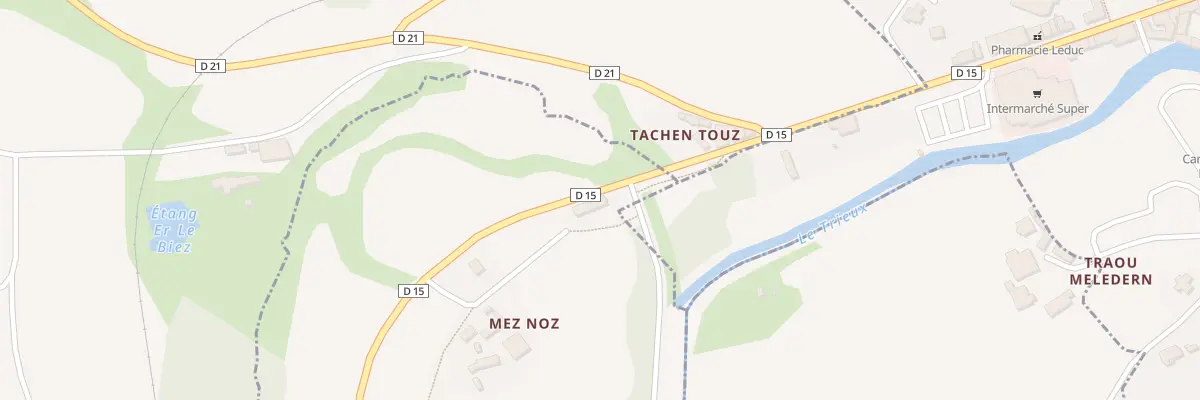 Plan du 10 Mez Noz à Plouëc-du-Trieux