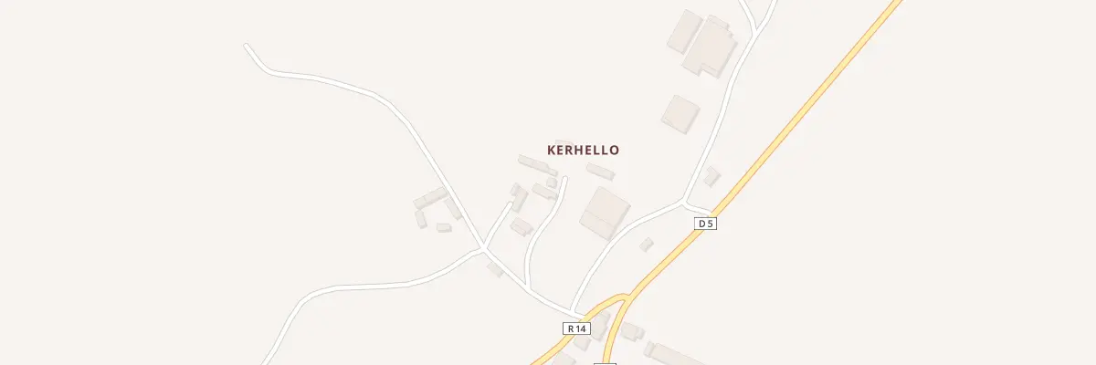 Plan du 5399 Kerhello à Lanrivain