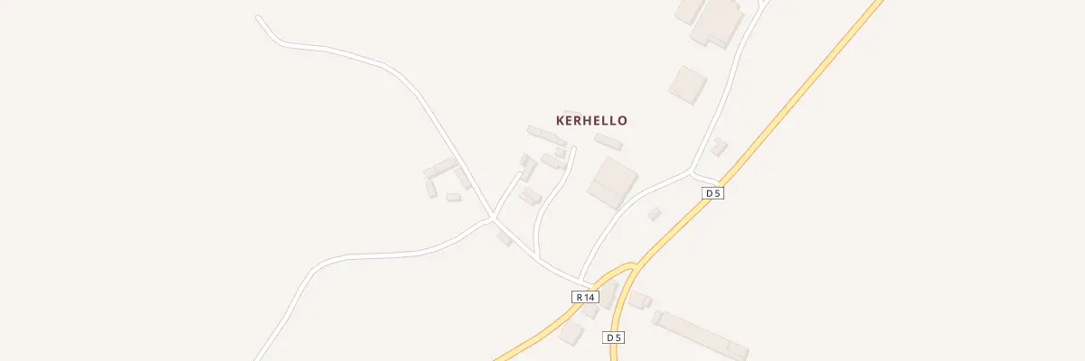 Plan du 5075 Kerhello à Lanrivain
