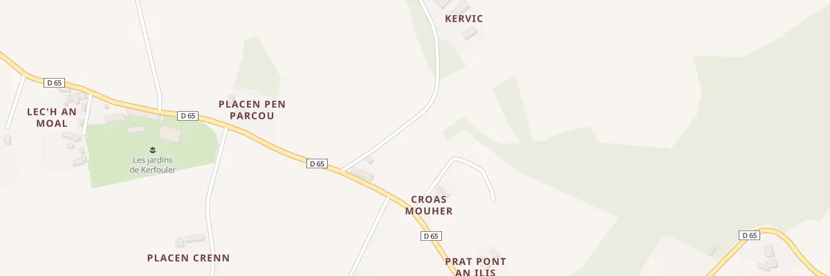 Plan du 1 Croas Mouher à Plouëc-du-Trieux