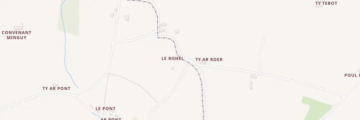 Plan du 5007 Ty Ar Roer à Kerbors