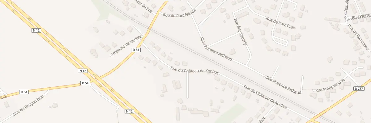 Plan du 2 Rue du Chateau de Keribot à Grâces