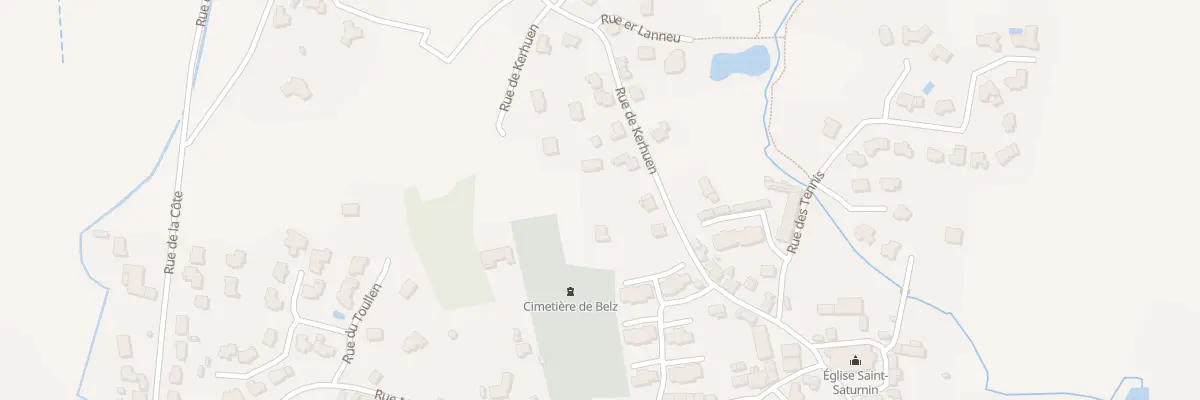 Plan du 9T Rue de Kerhuen à Belz