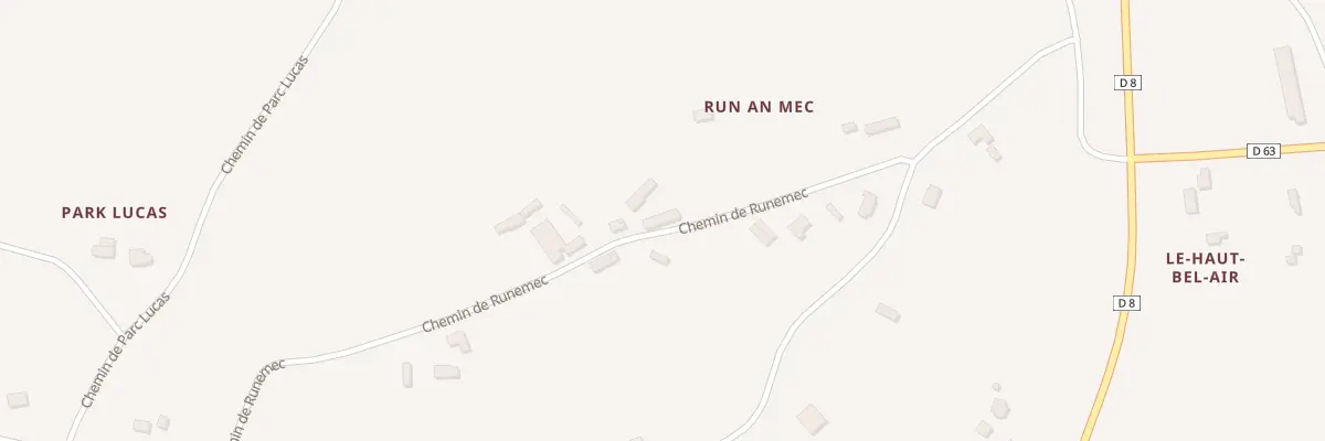 Plan du 10 Runemec à Coadout