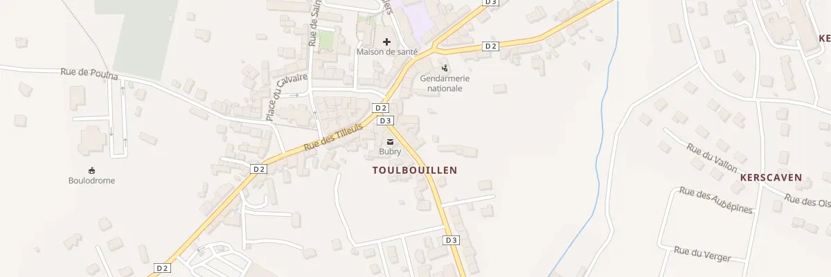 Plan du 7 Rue de la Libération à Bubry