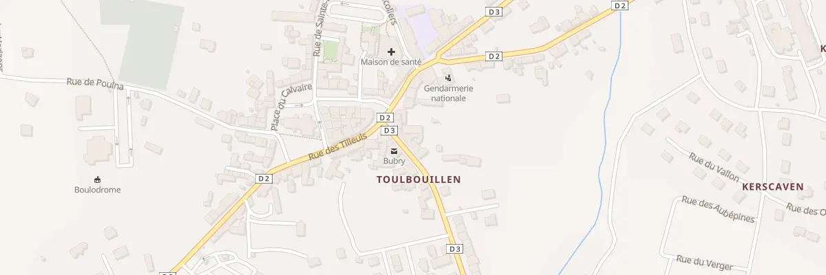 Plan du 3 Rue de la Libération à Bubry