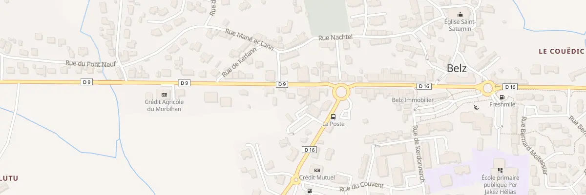 Plan du 11 Rue du Docteur Laennec à Belz