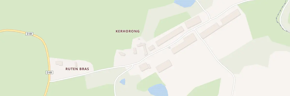 Plan du 5087 Kerhorong à Magoar