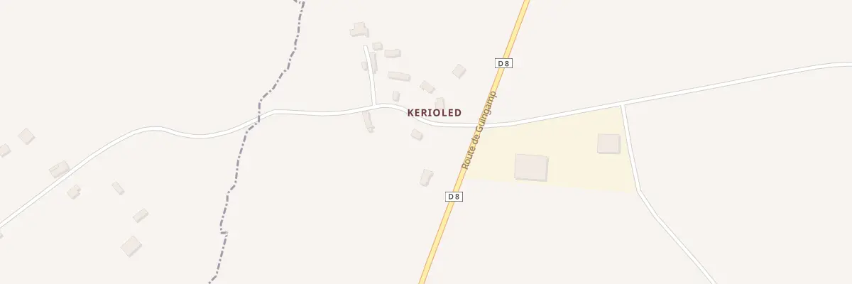 Plan du 3 Kerioled à Bourbriac