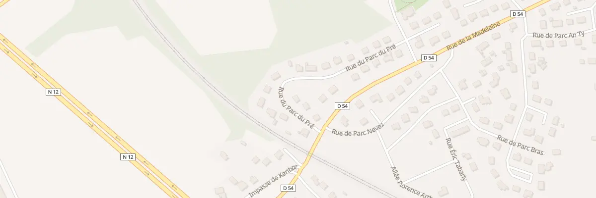 Plan du 2 Rue du Parc du Pre à Grâces