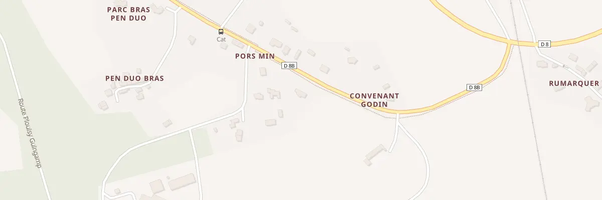 Plan du 16 Pors Min à Plouisy