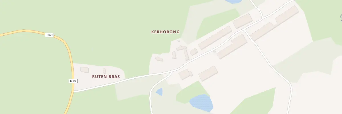 Plan du 5103 Kerhorong à Magoar