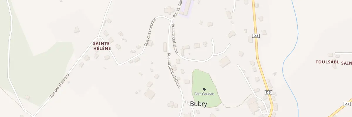 Plan du 2 Rue de Kerhélène à Bubry