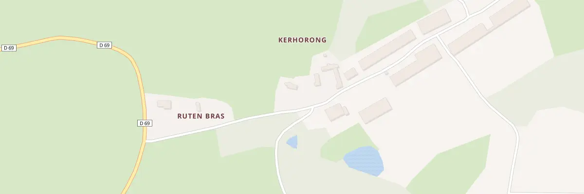 Plan du 5098 Kerhorong à Magoar