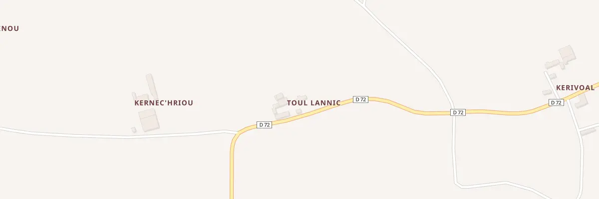 Plan du 2 Toul Lannic à Pleudaniel