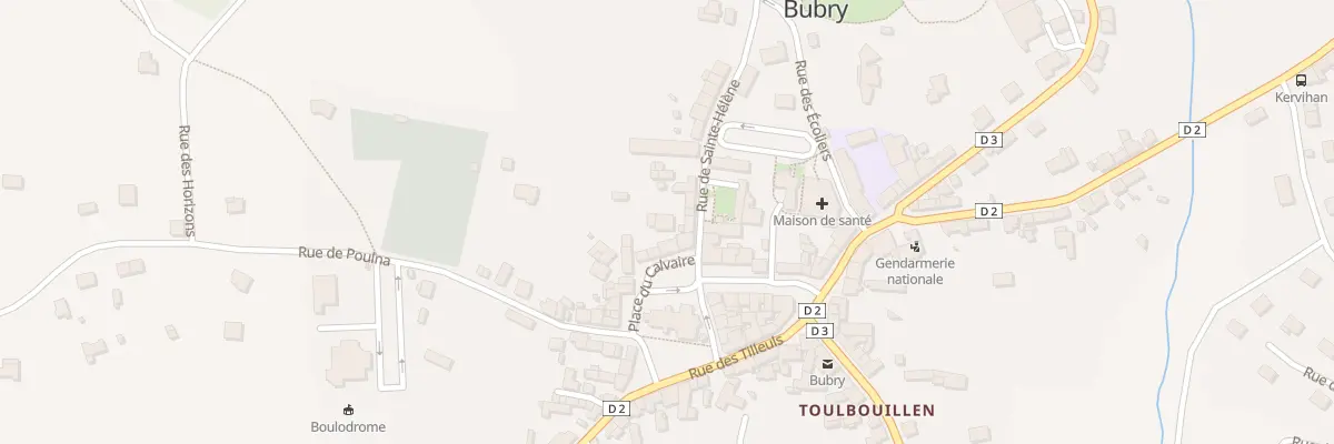 Plan du 10 Pl de l’Église à Bubry