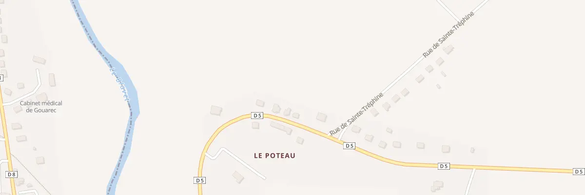 Plan du 18 Rue de Pen Ar Pont à Bon Repos sur Blavet