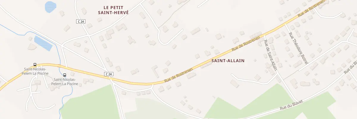 Plan du 68 Rue de Rostrenen à Saint-Nicolas-du-Pélem