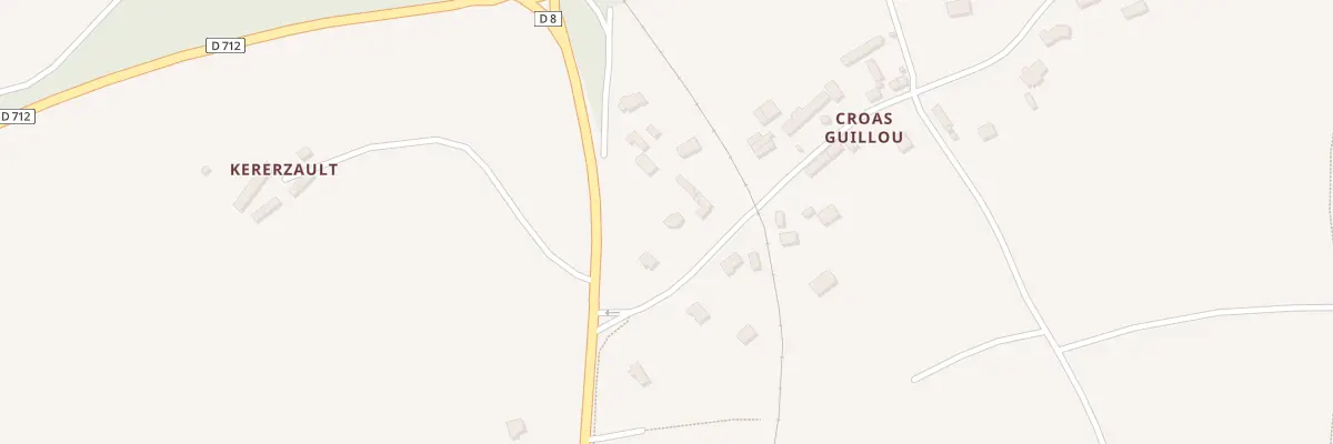 Plan du 6B Croas Guillou à Plouisy