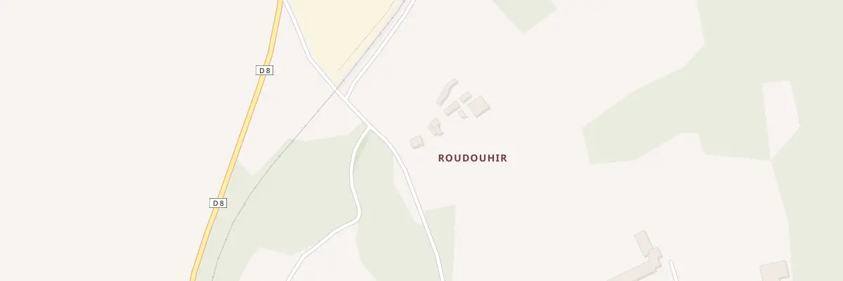 Plan du 1 Roudouhir à Plouisy