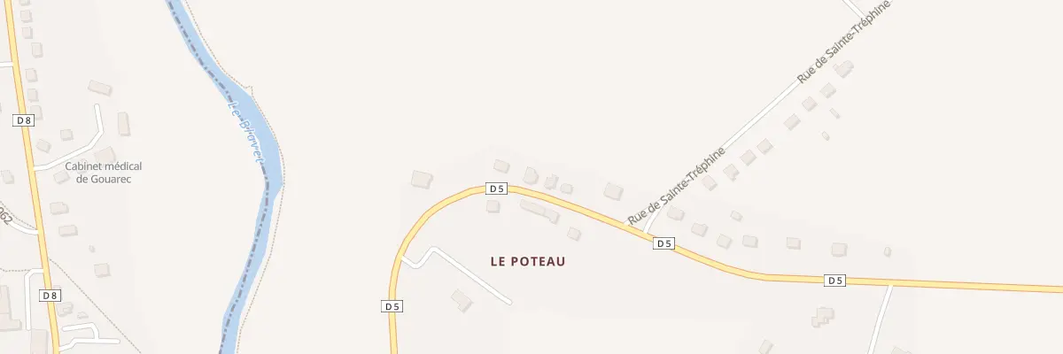 Plan du 20 Rue de Pen Ar Pont à Bon Repos sur Blavet