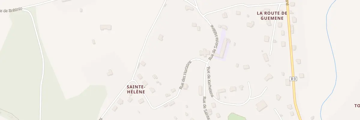 Plan du 5143A Rue Sainte Helene à Bubry