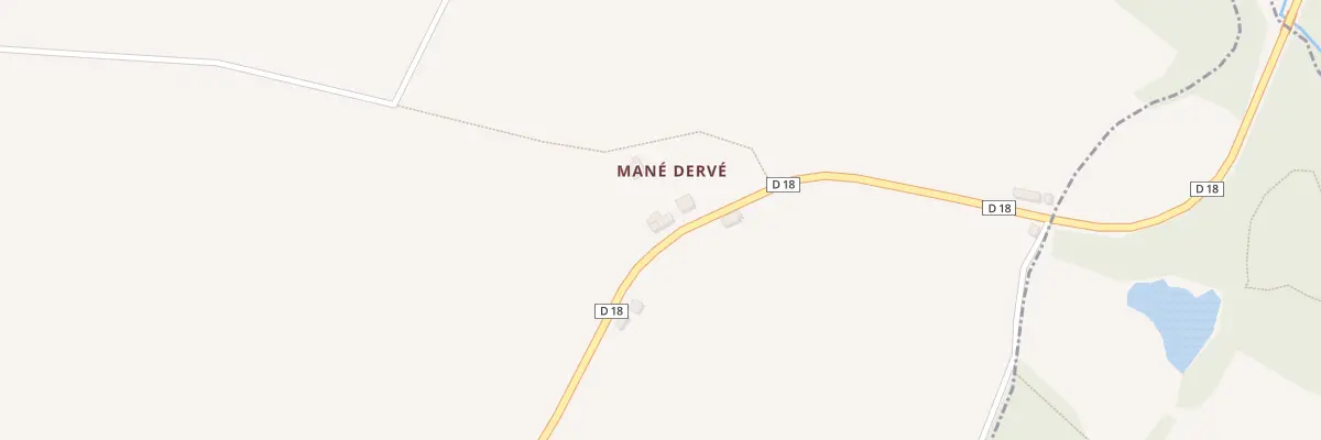 Plan du 5 Mane Derves à Séglien