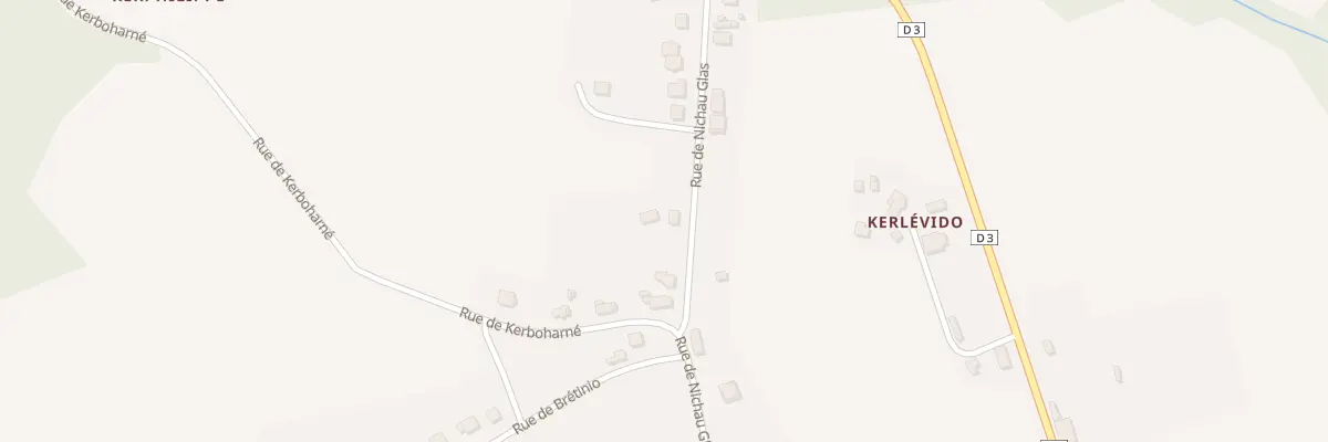 Plan du 5147 Rue de Nichau Glas à Bubry