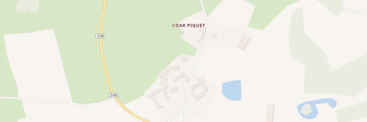 Plan du 5095 Coat Piquet à Magoar
