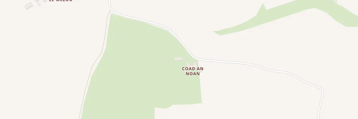 Plan du 2 Coat an Noan à Pleumeur-Gautier