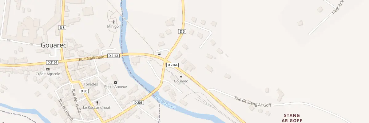 Plan du 19 Rue de Pen Ar Pont à Bon Repos sur Blavet